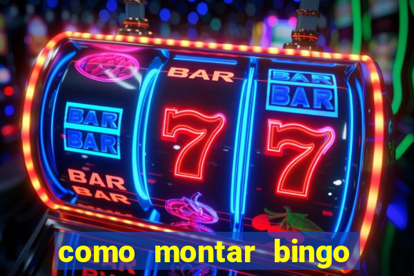 como montar bingo brinquedos toia